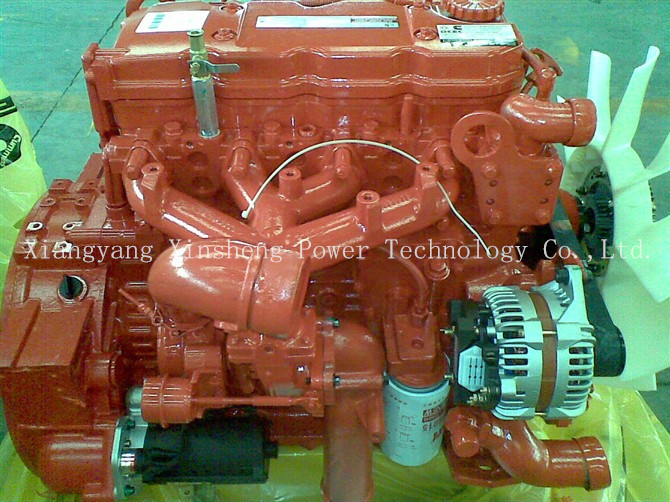 Мотор двигателя дизеля 4 Куммингс цилиндра для смещения 140ХП 103КВ тележки 4.5Л